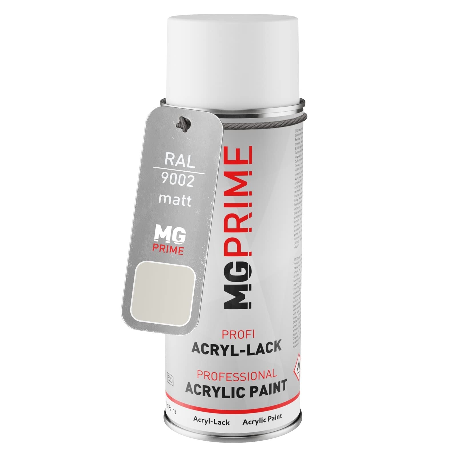 TRISTARcolor Spraydosen-Set RAL 9002 Grauweiß – 3x400 Ml, Glänzend, Schnelltrocknend