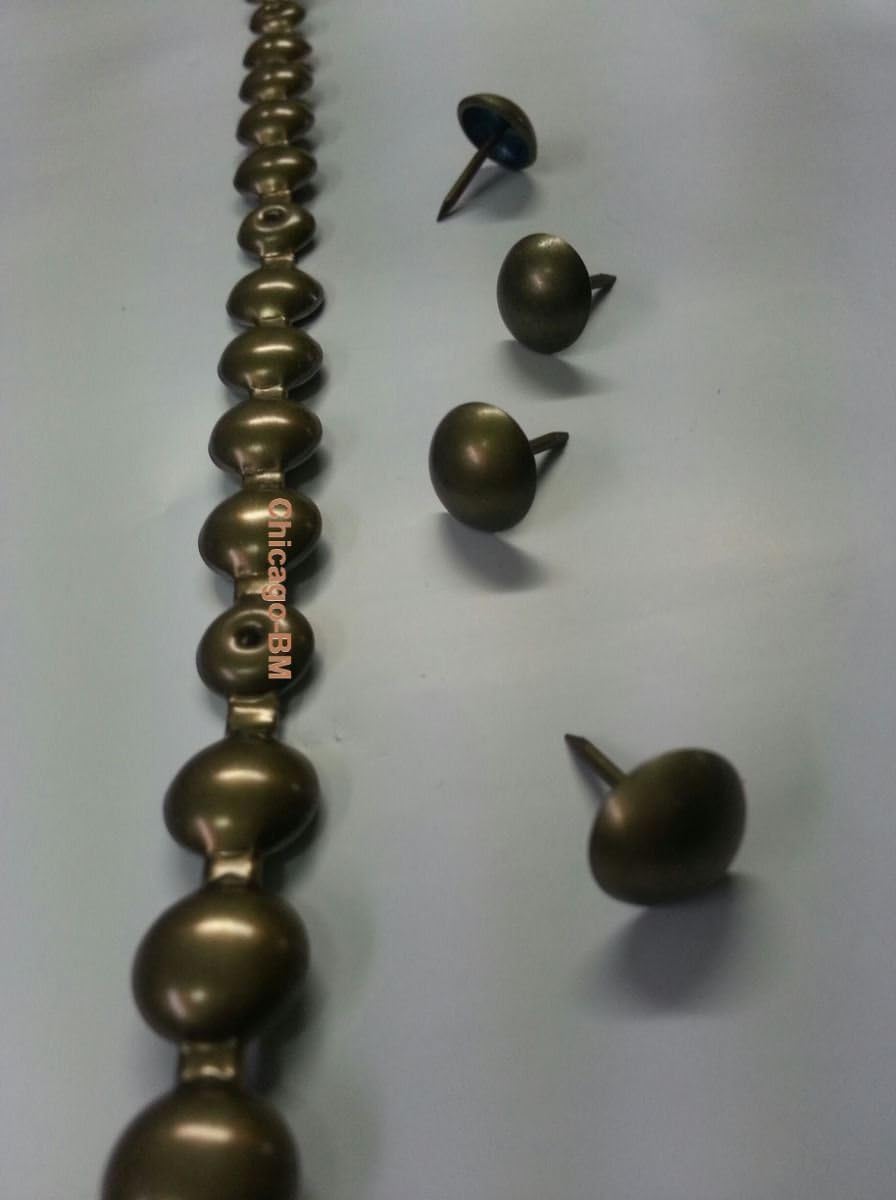 B.C. Upholstery Nailhead Trim with Matching Nails - French Natural - 150 ft (50 yds)