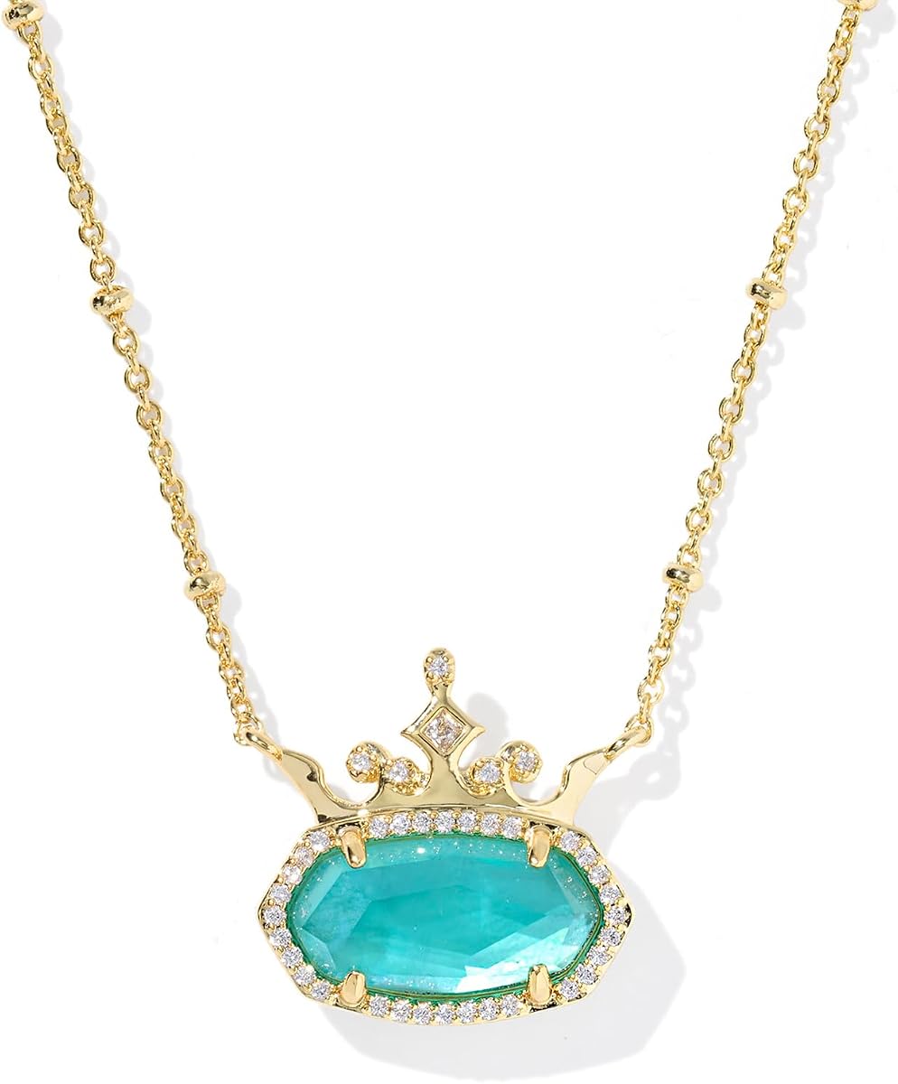 Kendra Scott Disney Elisa Princess Collar con colgante corto, joyería de moda para mujer