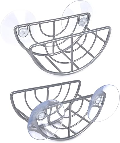 Miniatura 5 de YeeBeny Soporte de succión para fregadero de cocina, soporte de esponja de ventosa, soporte de esponja - Soporte de esponja de succión, organizador