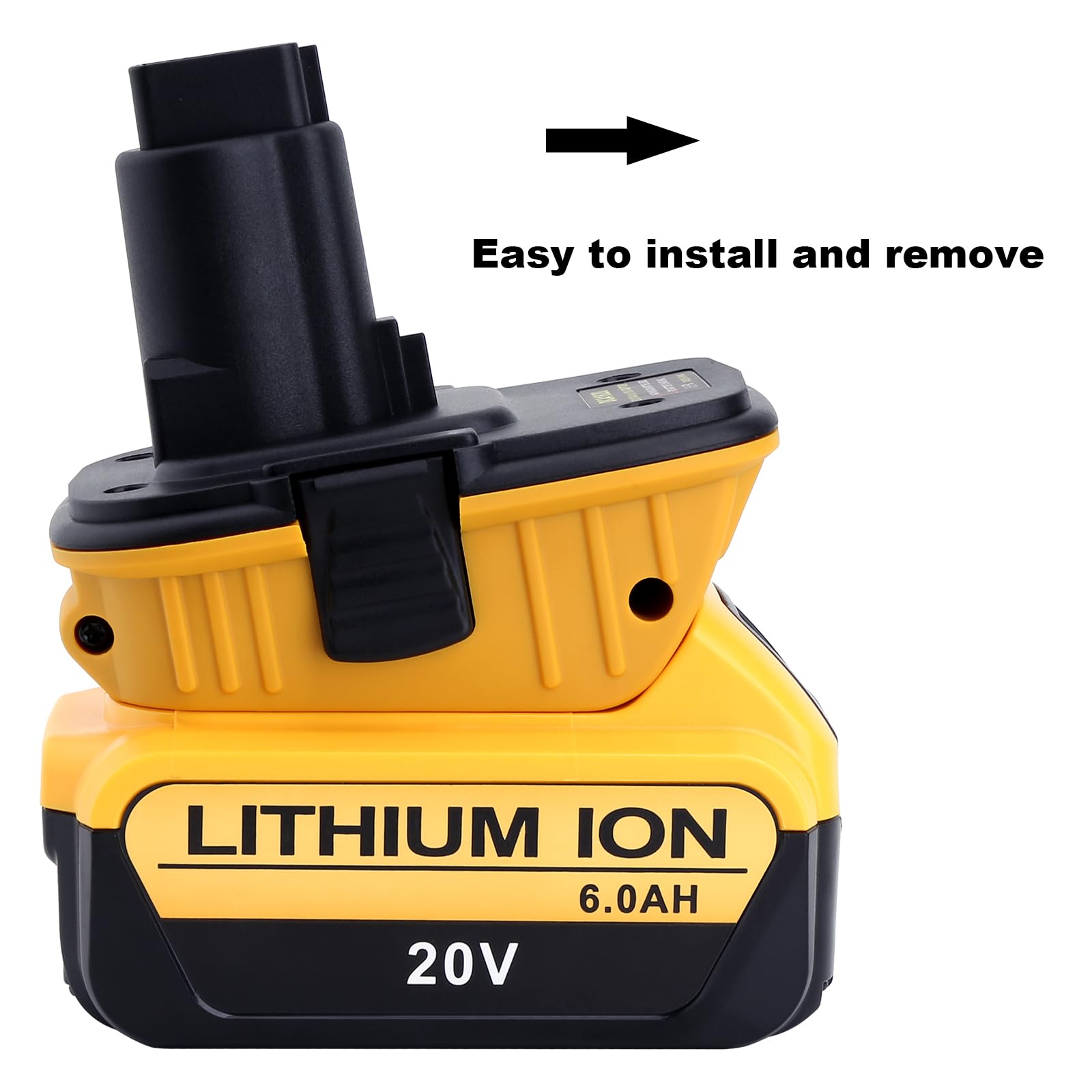 Kotoate 2 Pack DCA1820 Adapter Compatible with Dewalt 20V MAX Battery to 18V XRP Battery, 18V to 20V Battery Adapter Compatible with Dewalt 18V NiCad Tools