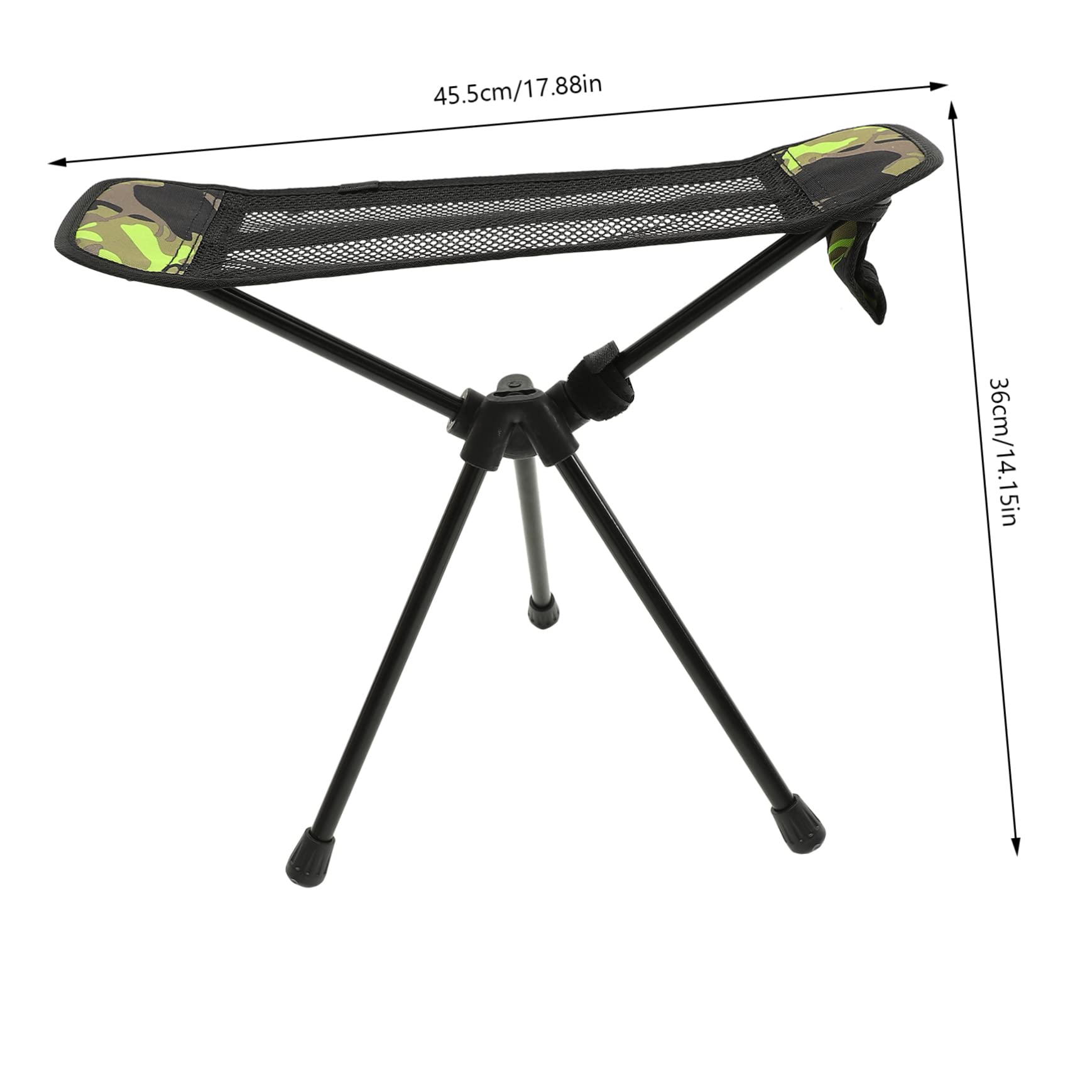 Mikikit Portable Foldable Fishing Chair Lightweight Outdoor Camping Stool for Travel Picnic and Garden Use Convenient Space Saving Design with Durable Construction