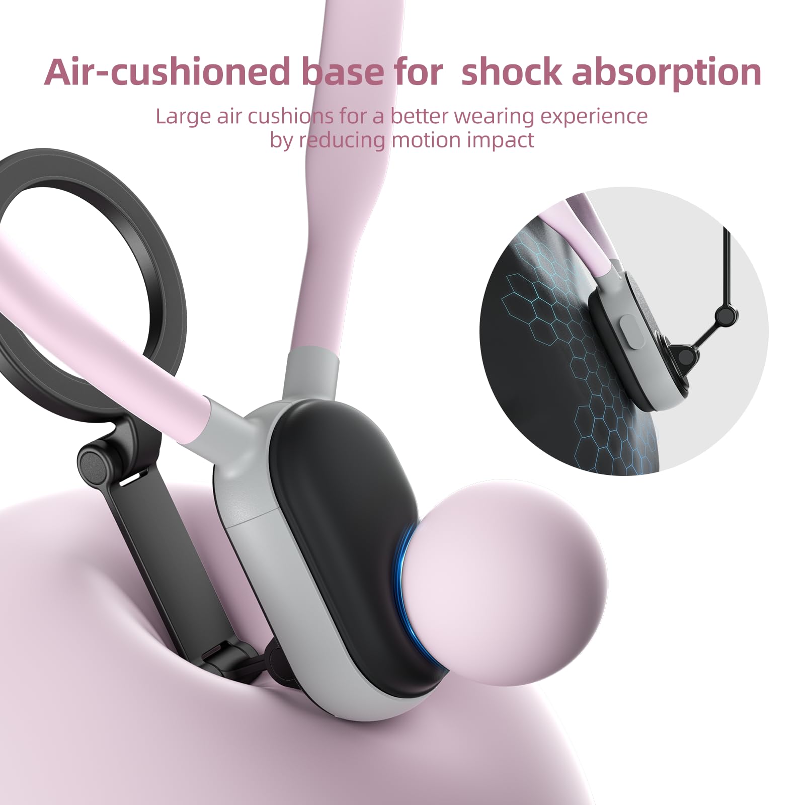 REYGEAK Supporto magnetico per telefono, supporto per telefono cellulare intorno al collo POV/Vlog Selfie Mount Hand Free Phone Neck Holder Video Recording Chest Stand per iPhone 15 14 13 12 Pro Max