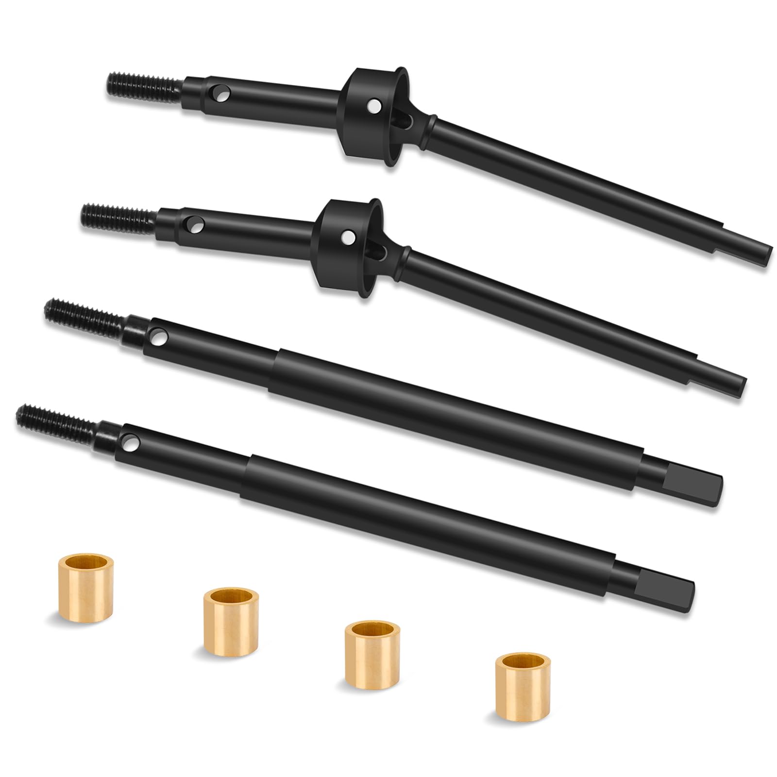 ■SCALECLUB メタル フロントアクセル NON DRIVE RCトラック Amazon.com: OGRC +5mm Extended Thread CVD Front Rear Axle Shafts