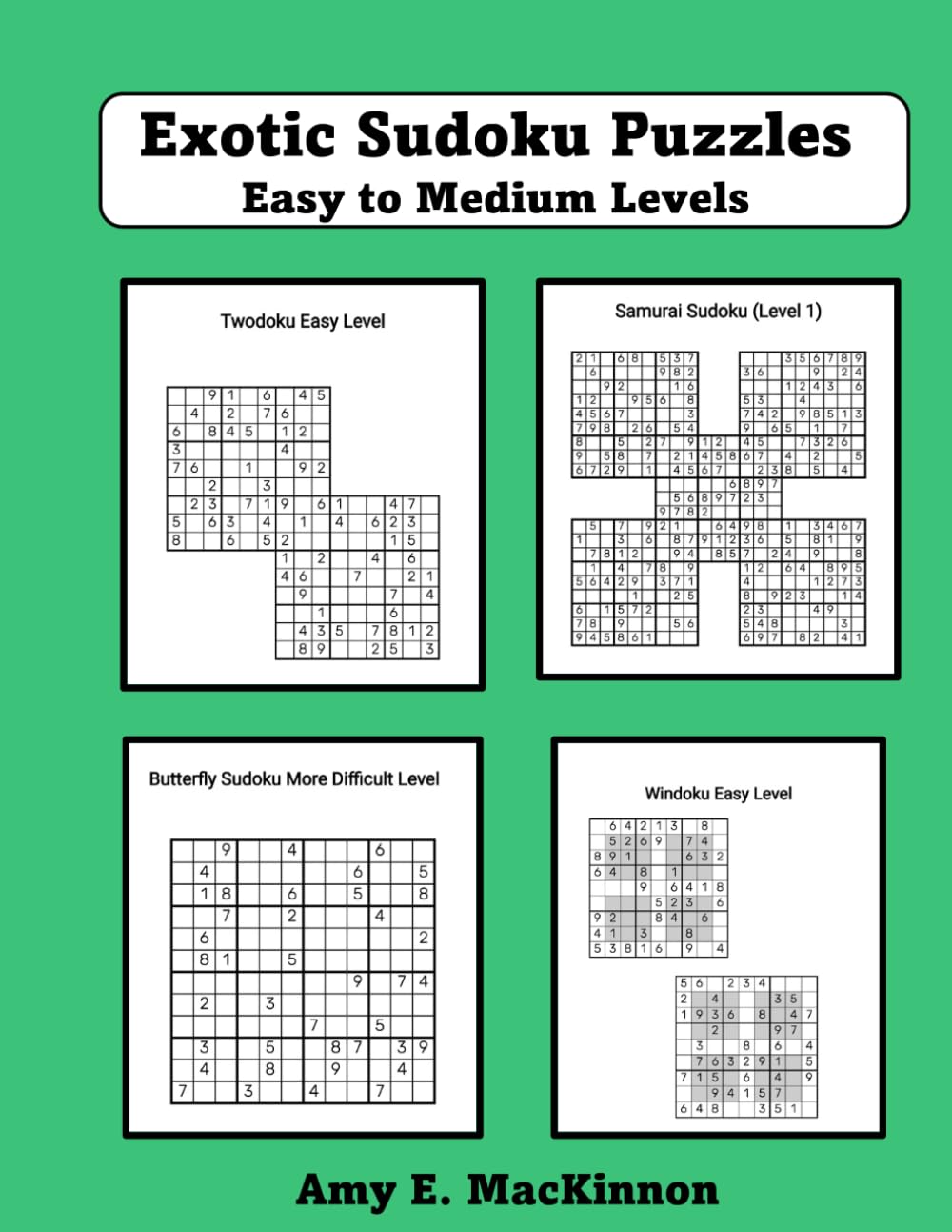 Exotic Sudoku Puzzles: Easy to Medium Levels