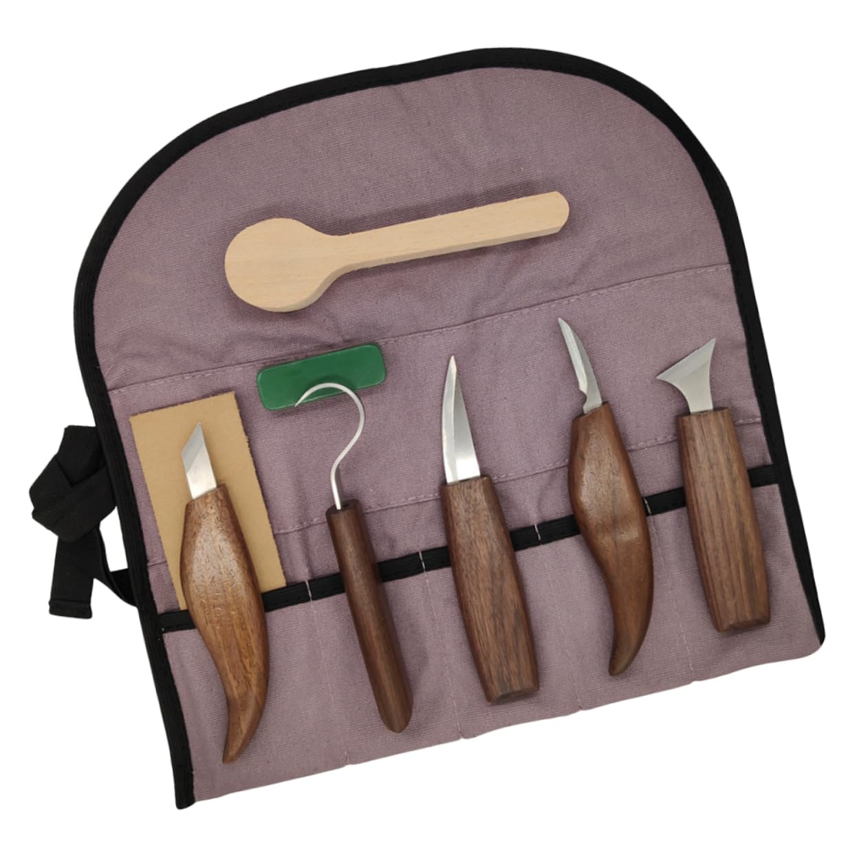 Set di 7 Utensili da Intaglio Legno in Lega Metallo | Impugnatura Confortevole, Portatile e Leggero, per Casa e Laboratorio di Scultura