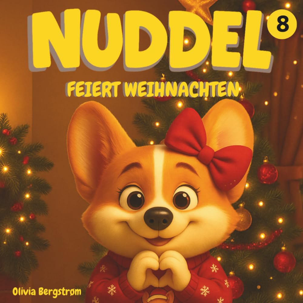 Kinder Malbuch mit Geschichte – Nuddel feiert Weihnachten (Band 8): Ausmalspaß & Vorlesegeschichte in einem Buch | Für Mädchen & Jungen ab 3 Jahren | (Nuddel’s Abenteuer-Malbücher)