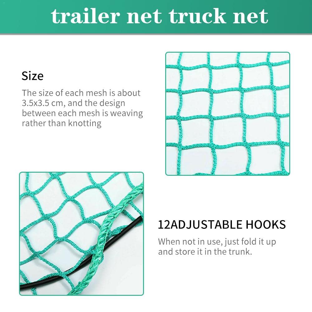 GepäCknetz Auto Kofferraum Hochleistungs -Pickup -Lkw Universal Trailer Net einfach zu verwendende Gebrauchsdauer for Auto -Cargo -Abdeckung Netz Organisator Aufbewahrungsnetzwerk Tasche Kofferraumnet