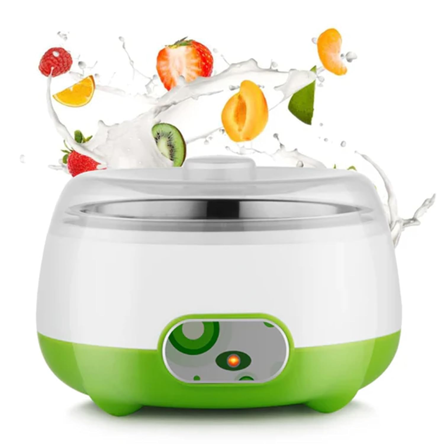 SMARAN Yogurt Maker Machine, Stainless Steel Inner Container Electric Yogurt Maker Stainless Steel (900ml)-image-13