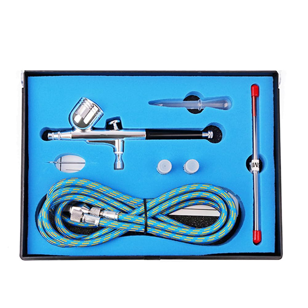 Kit aérographe double action pour peindre vos ongles et gâteaux
