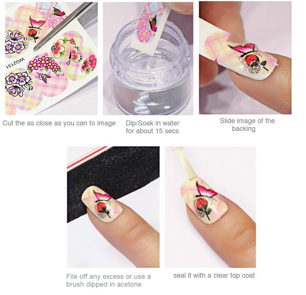 Peacock Collection (Feathers Nail Wrap Shield Green)