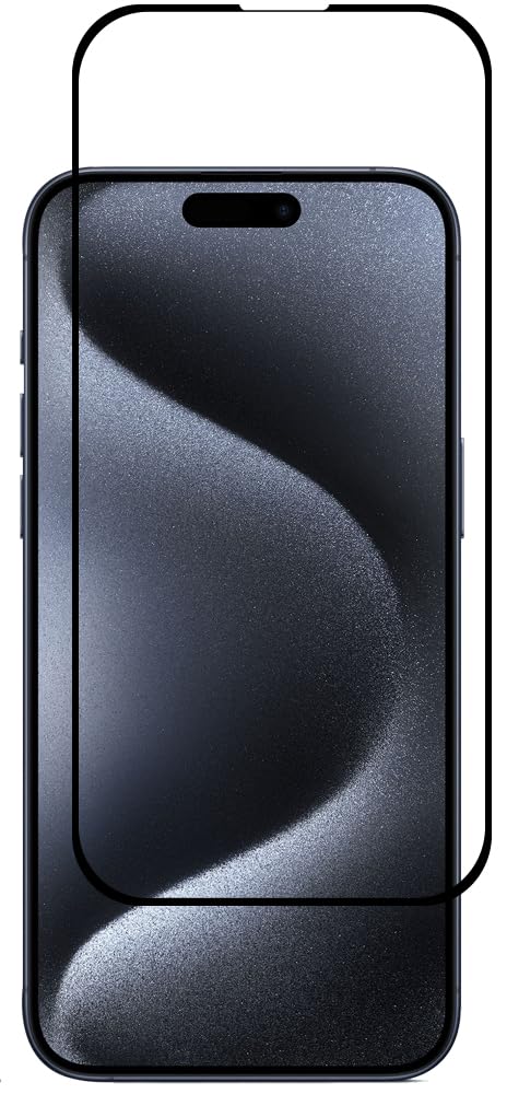 Al-HuTrusHi Screen protector compatible with iPhone 15 Pro 5G Matte Screen Protector Anti-Glare Anti-Fingerprint 3D Touch Easy Install,[Gaming] Matte Finish Surface ceramic film (NOT Glass)