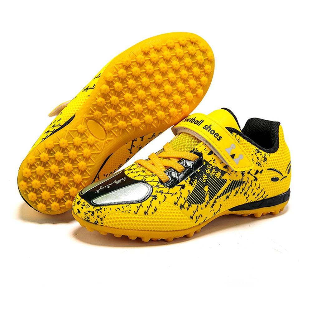 Chaussures de football pour enfant - Unisexe - Légères et antidérapantes - Chaussures de football pour gazon artificiel - Taille 28-39
