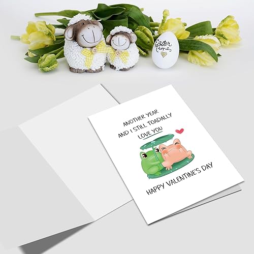 Miniatura 8 de Tarjeta romántica del día de San Valentín para novio, novia, marido, esposa, dulce tarjeta de aniversario para él y ella, tarjeta de amor para