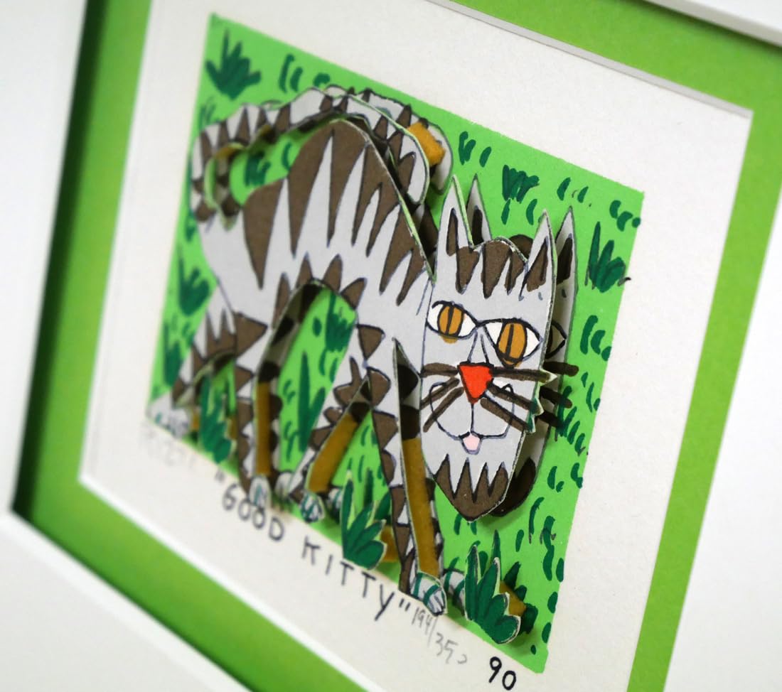 ジェームズ・リジィ/3Dシルクスクリーン/“GOOD KITTY” Amazon | ジェームスリジィ（JAMES RIZZI）「GOOD KITTY」3D