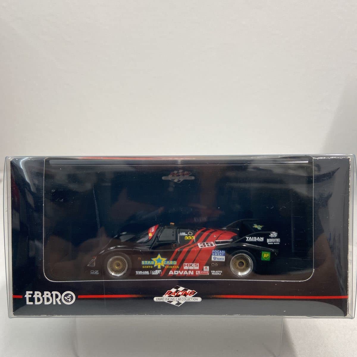 エブロ　TAISAN STAR CARD ポルシェ962 GT 1994 黒 エブロ TAISAN STAR CARD ポルシェ962 GT 1994 黒 Porsche