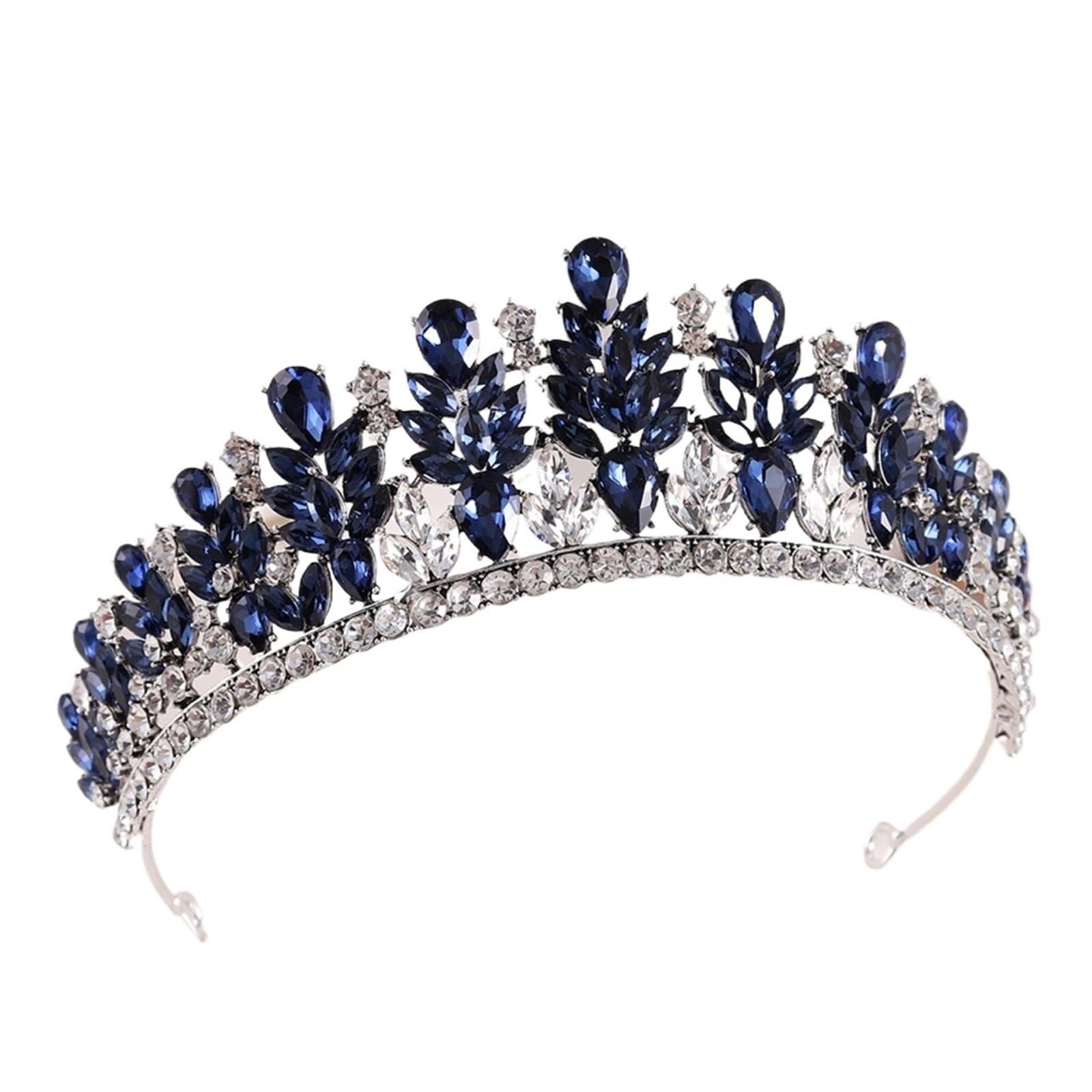 Diademi con foglie di diadema cristallo rosso vino foresta retrò
