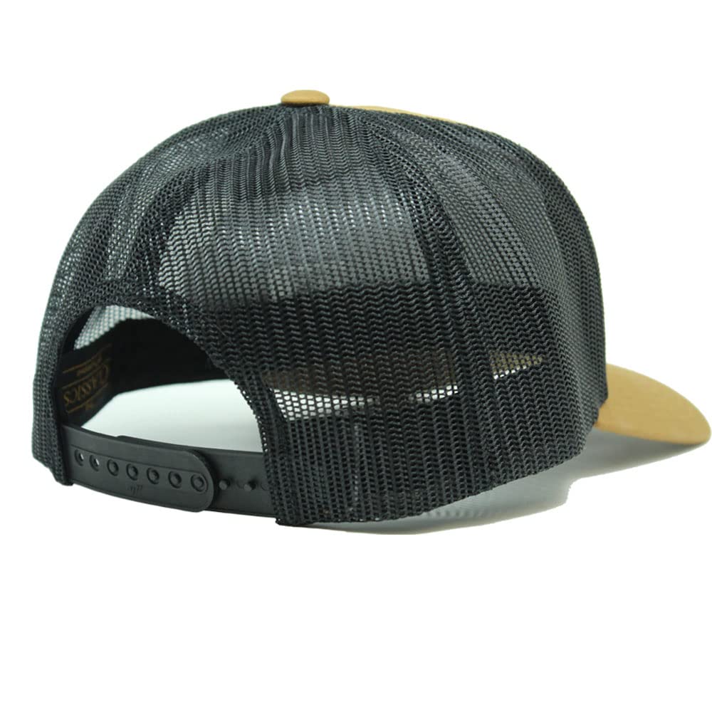 DRESSED IN MUSIC PLAY WITH ME Cappello Trucker Surf Monkey® - Berretto da Uomo/Donna - Design a 5 Pannelli - Taglia Unica - Cappuccio Strutturato con Profilo Medio, Blu