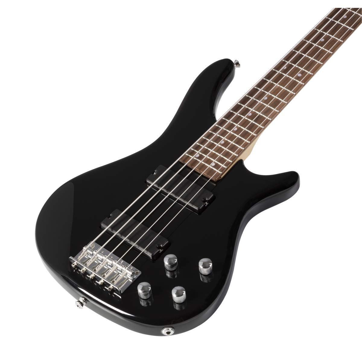 Soundsation GUNBARREL-5 BK - Basso Elettrico 5 Corde Con Pick Up Al Ponte E Al Manico