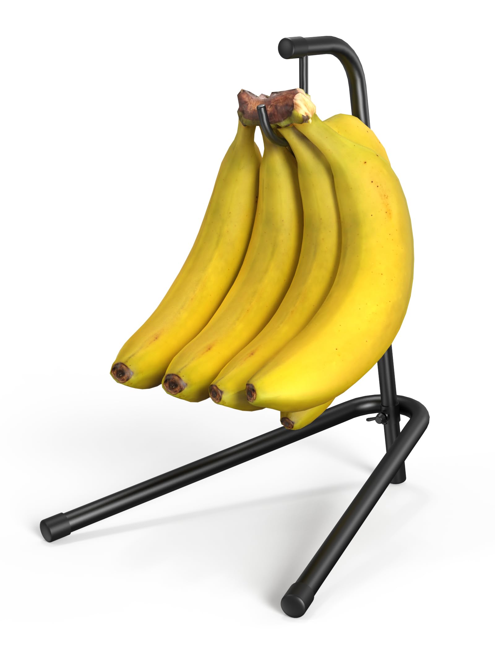 NiHome Metal Banana Hanger Stand for Kitchen Worktop, Black