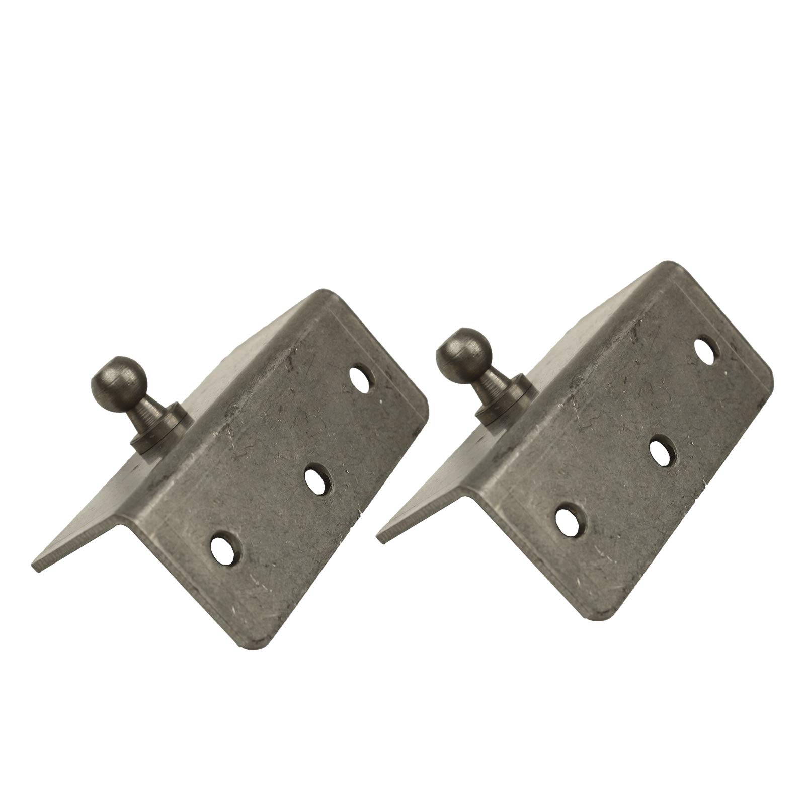 Lift Supports Depot Qty (2) Ball Stud 13mm=(1/2 Inch) 3 Bolt HD Bracket Shocks Struts