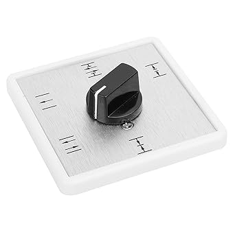 Automatic Door Program Key Switch, Widely Used 5 Positions Easy Use Door Switch Multifunction Knob Switch Good Durability for Man for Home