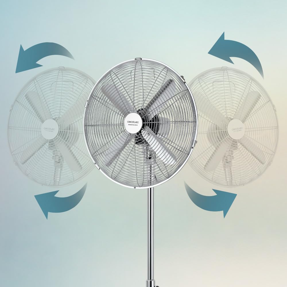 Industriële ventilator verstelbare helling metaal 30 cm 3 snelheden Industriële ventilator verstelbare helling metaal 30 cm 3 snelheden