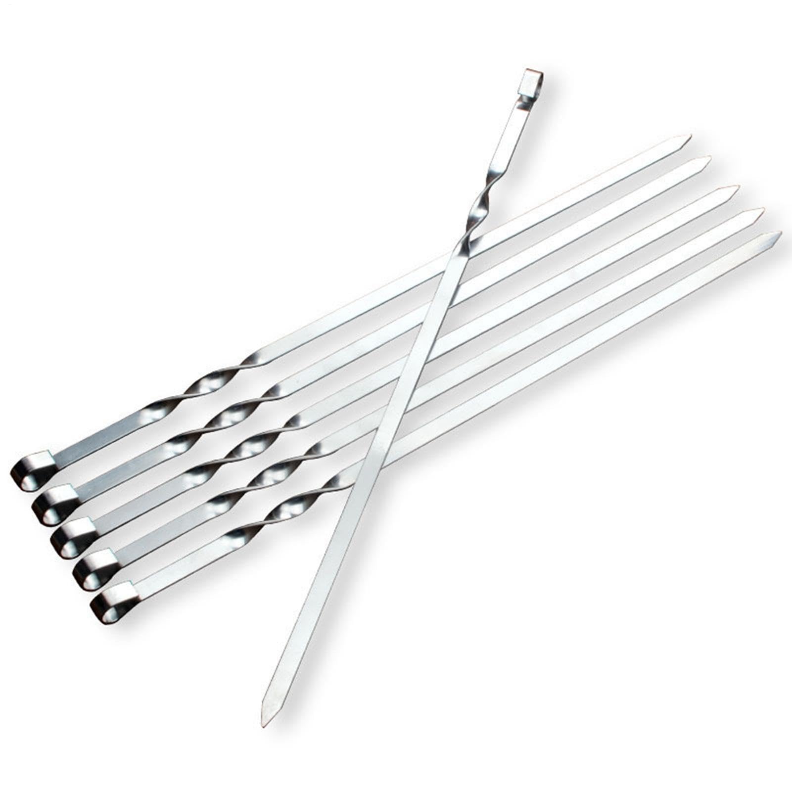Brochettes BBQ Acier Inoxydable Lavable au Lave-Vaisselle