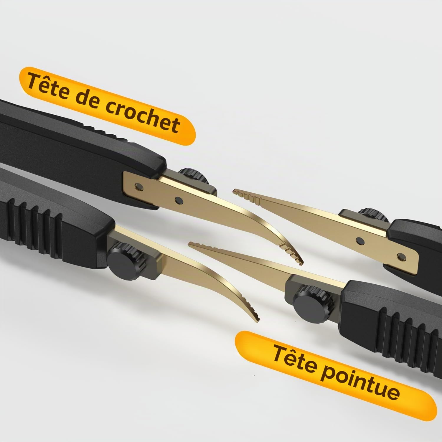FNIRSI LCR-ST1 Mini pince à épiler intelligente LCR SMD ESR Testeur Résistance Capacitance Inductance Continuité Diode Test Outils de mesure