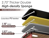 Vista 3 de CLORIS Mesa de masaje profesional de 84", portátil, plegable en 3 partes, liviana, para salón facial, spa, cama de tatuaje, altura ajustable