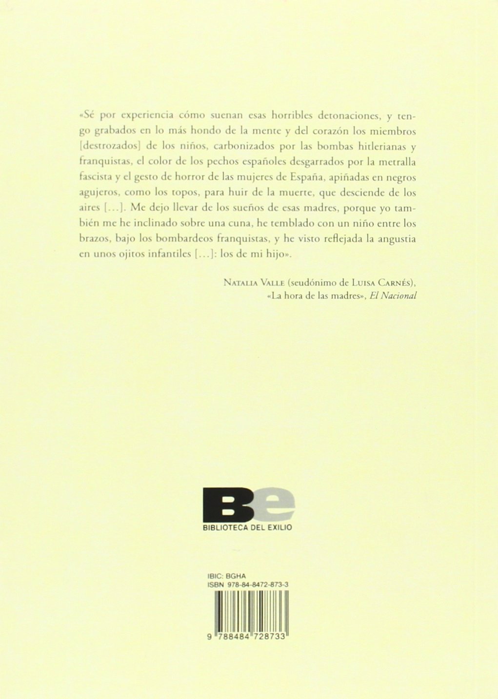 De Barcelona A La Bretaña Francesa: Memorias (Biblioteca del Exilio)