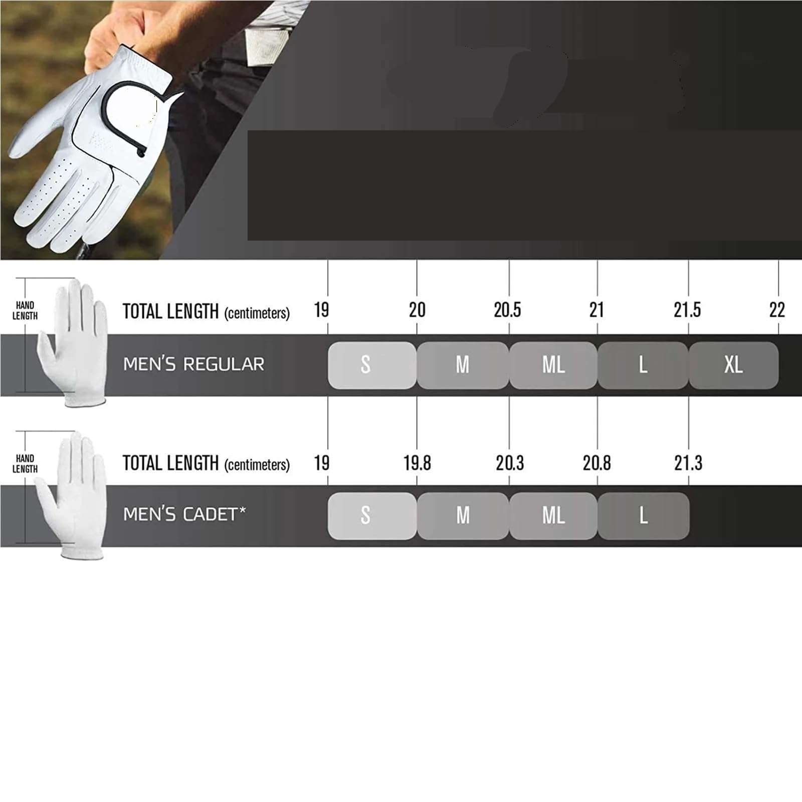 Gants de golf Weathersoft en cuir de qualité supérieure for hommes