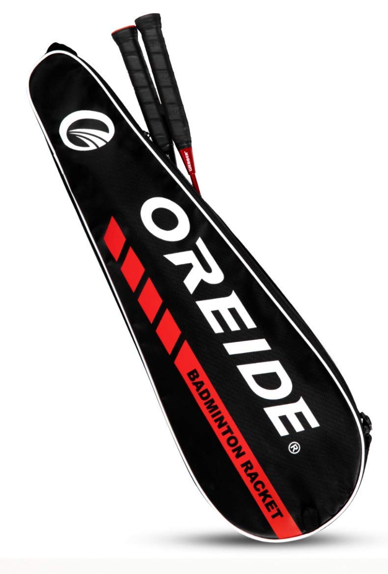 TINAYAUE Badminton Racket Bag Tennis Racket Single Shoulder Carry Bags Lightweight Padded Racket Protective Cover Bag Portable Outdoor Sports Equipment Storage Bag for Adults Kids