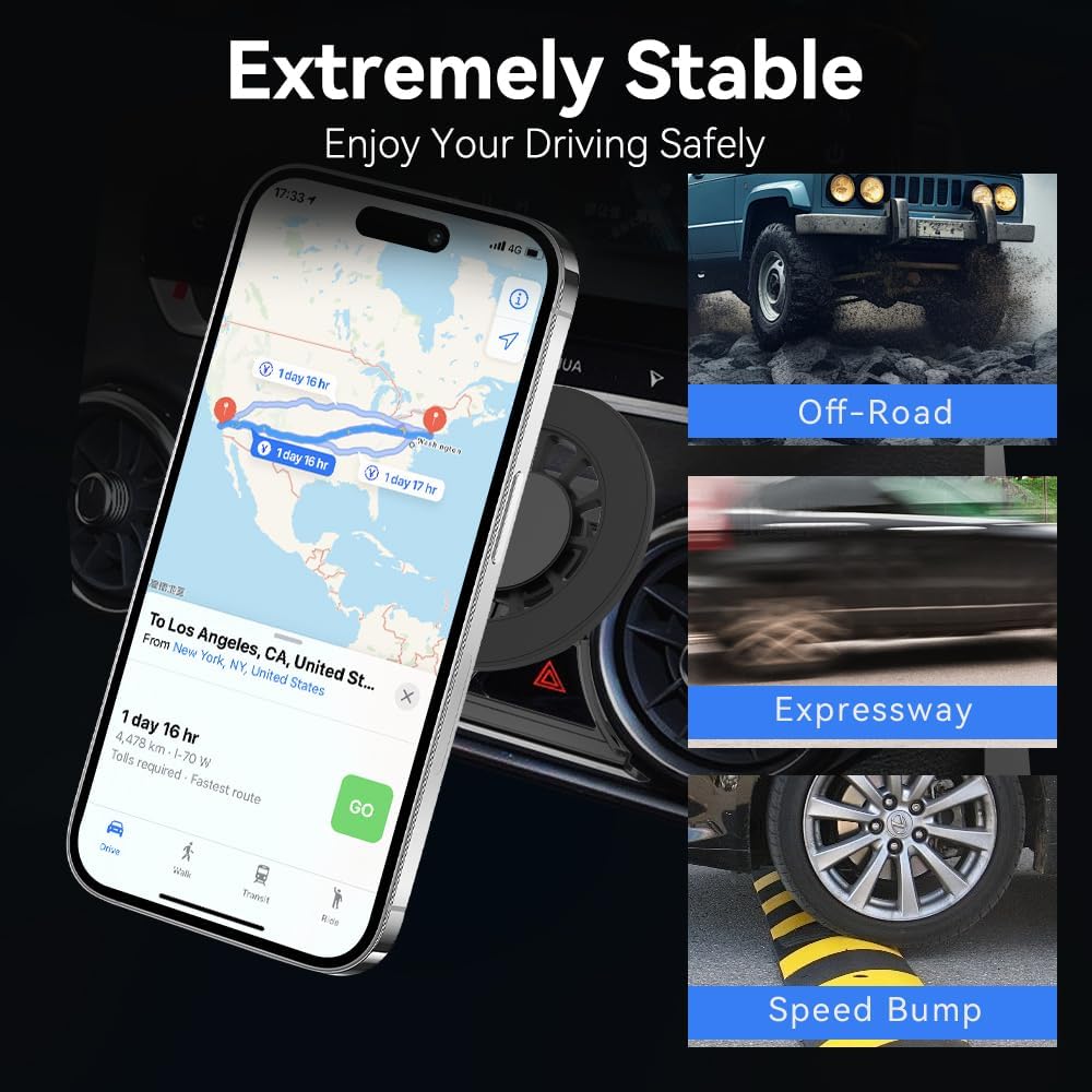 CLEC Fit for Magsafe Car Mount for Nissan Sentra 2020-2024 Car Phone Mount[Strong Magnetic] Magnetic Car Phone Holder for iPhone 17 16 15 14 13 12 Series MagSafe Case All Phones