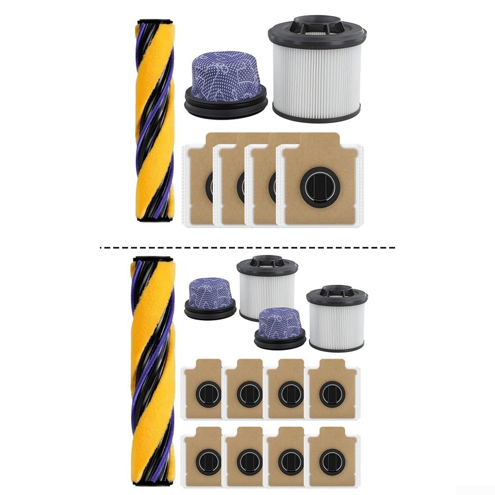 Kit de piezas de repuesto para Z40 con filtro HEPA lavable, cepillo de rodillo principal, filtro premotor y bolsas de polvo de alta capacidad para aspiradora Z40 Station (B)