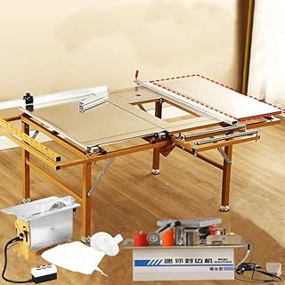 Portable Precision Woodworking Table Saw with Edge Banding â€“ Multi-Functional Wood Saw for Precise Cuts & Easy DIY Projects