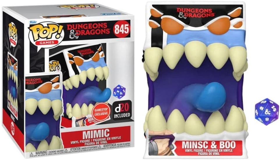 Dungeons & Dragons Mimic US Exclusive 6" Pop Vinyl Dice
