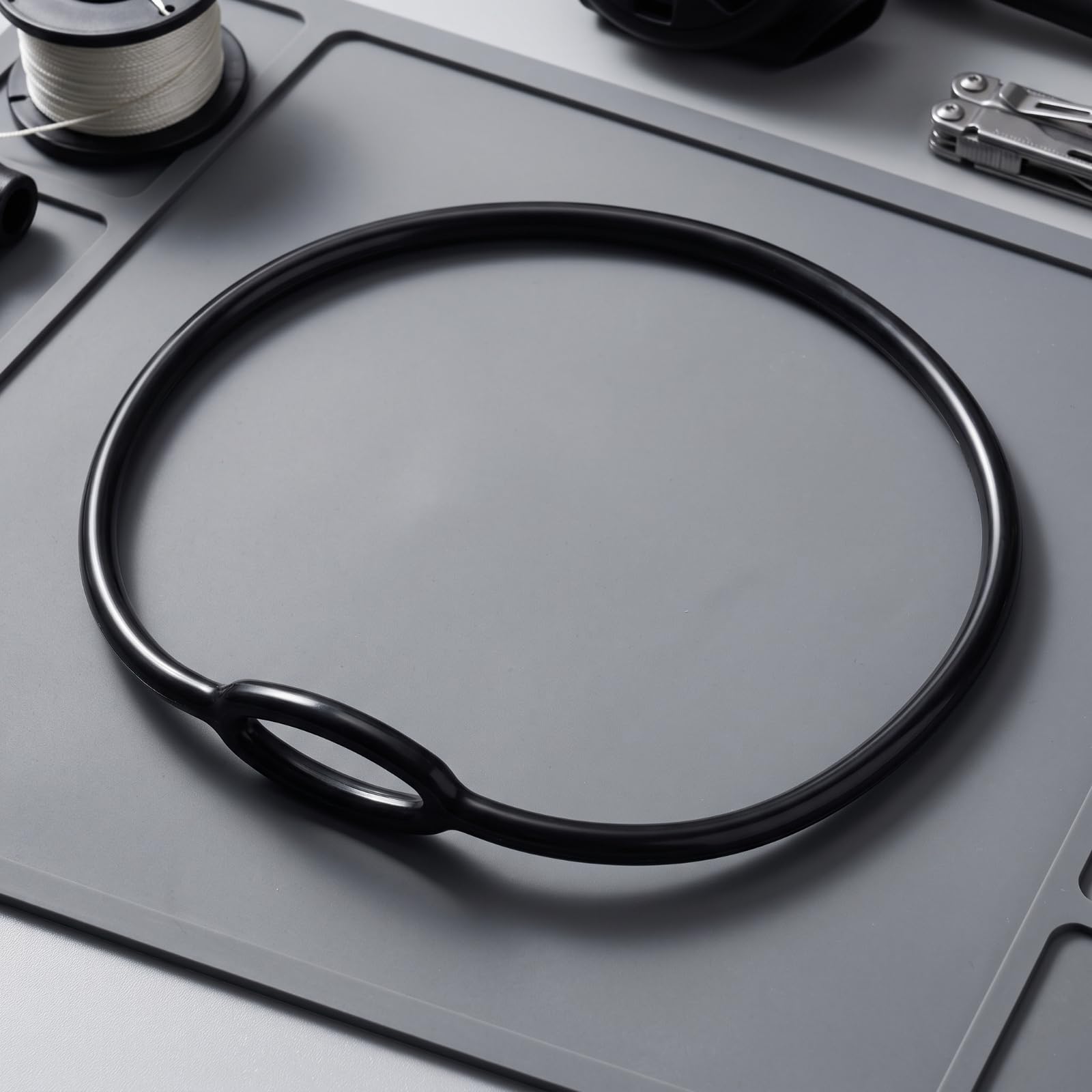 Cinturino Collo Subacqueo Regolatore Collare Silicone Cordino Sub Loop Continuo Profilo Liscio Antiabrasione Tenuta Stabile Accesso Immediato Adatto