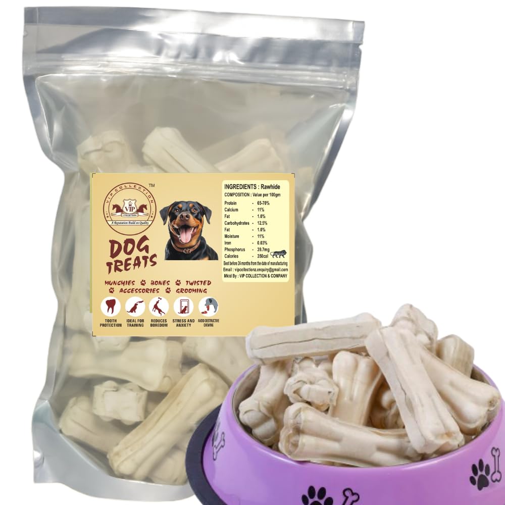 VIP Collection Rawhide Chicken Flavor 3 Inch Dog Chew Calcium Bone for Small Dogs and Puppies (3-Inch-10-KG) (B0CH6QPZ2Z) Amazon Price History, Amazon Price Tracker