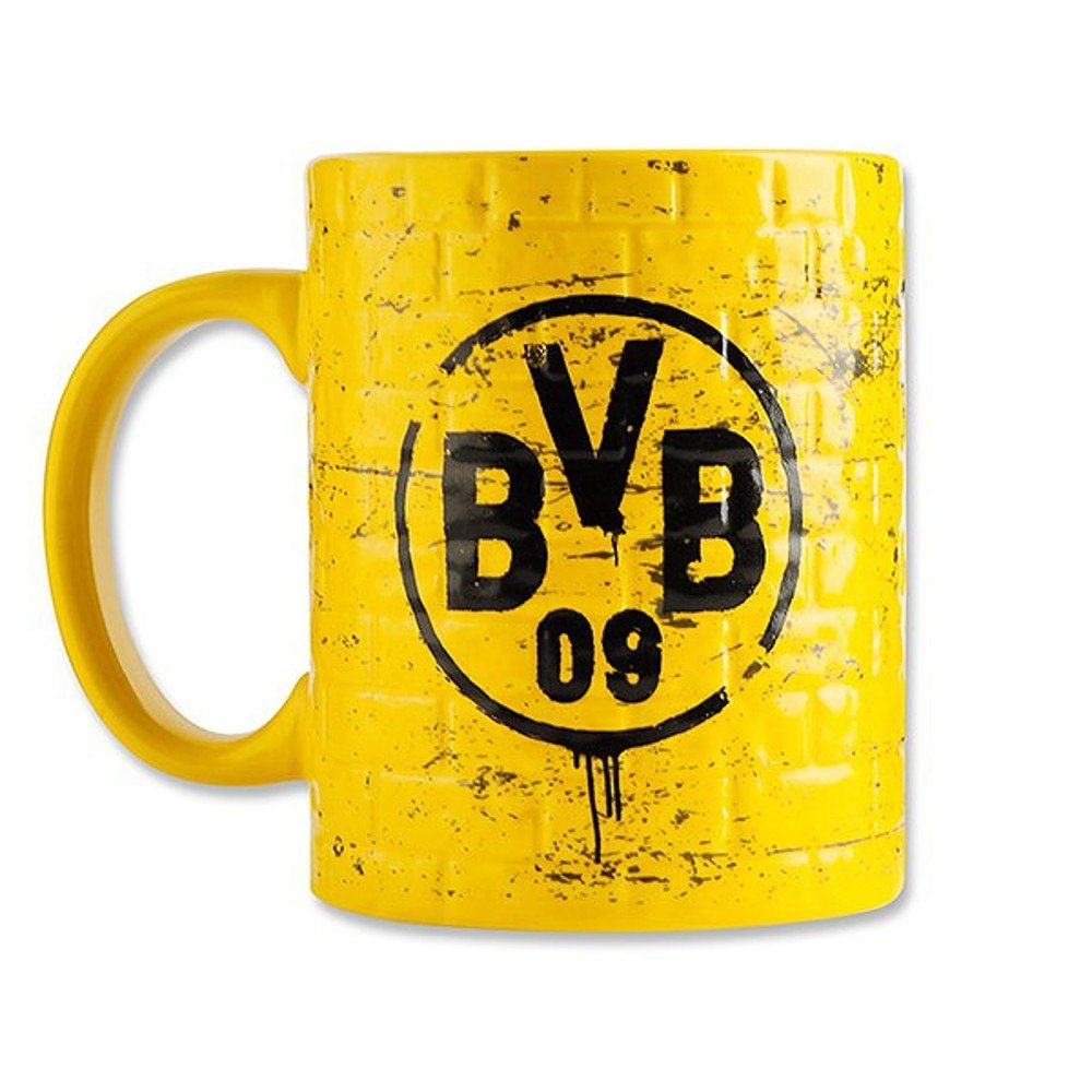 Borussia Dortmund, Mug GELBE WAND, black-yellow,
