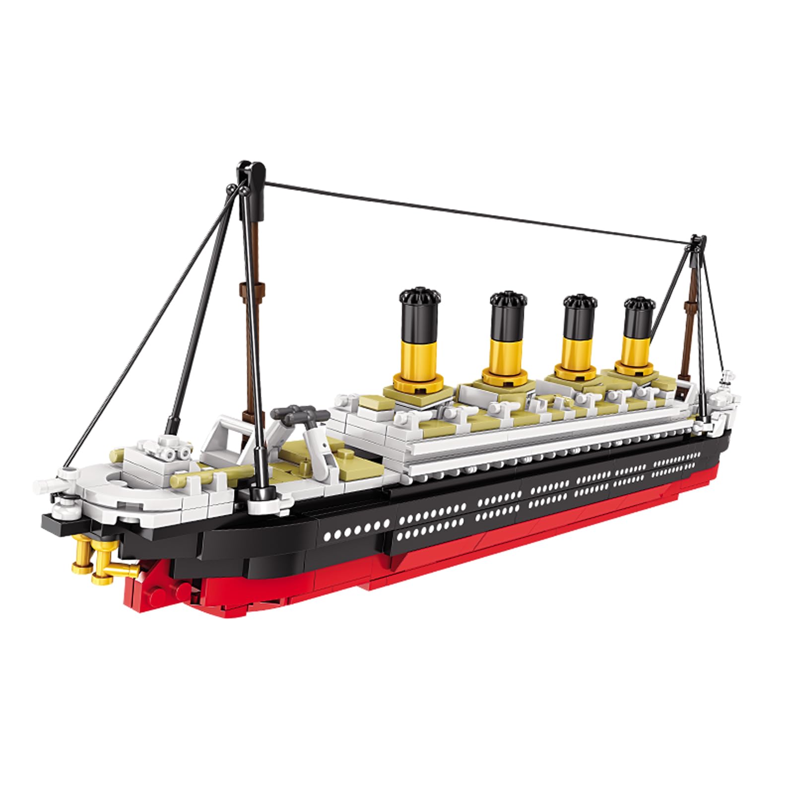 KAZITitanic Building Set for Adults Kids,3D Titanic Toys Building Block Sets,Titanic Model Kit,Collectible Ship Display Model Set for Adult,Home Decor,Gifts