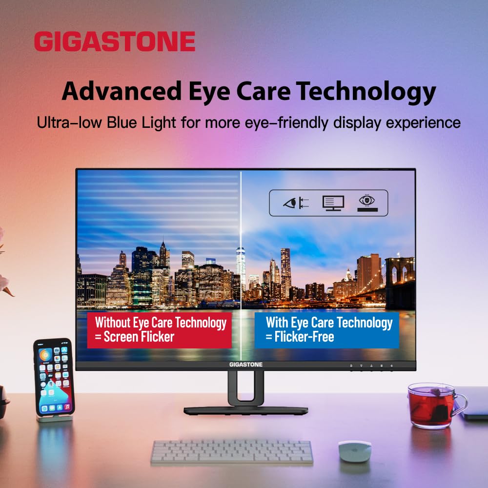 GIGASTONE 27インチ モニター 外部ディスプレイ Amazon.com: Gigastone 27 inch IPS Monitor 2-Pack, 100Hz FHD 1920 x