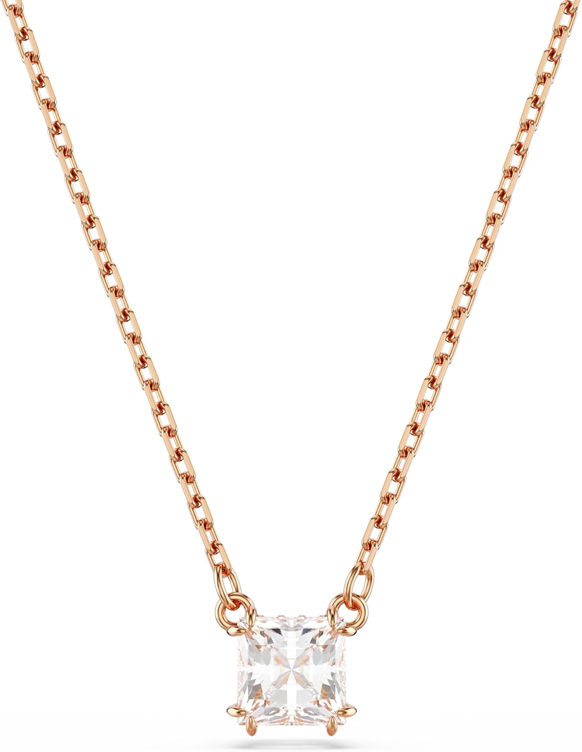 Swarovski Stilla Pendant Rose Gold Shiny White