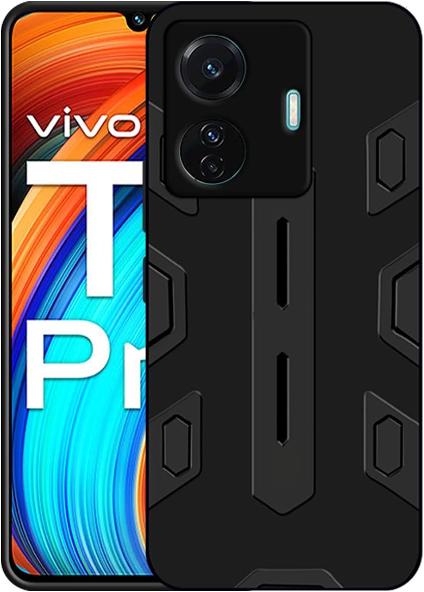 VIDO Super Frosted Raised Camera Protect Soft Back Case Cover for iQOO