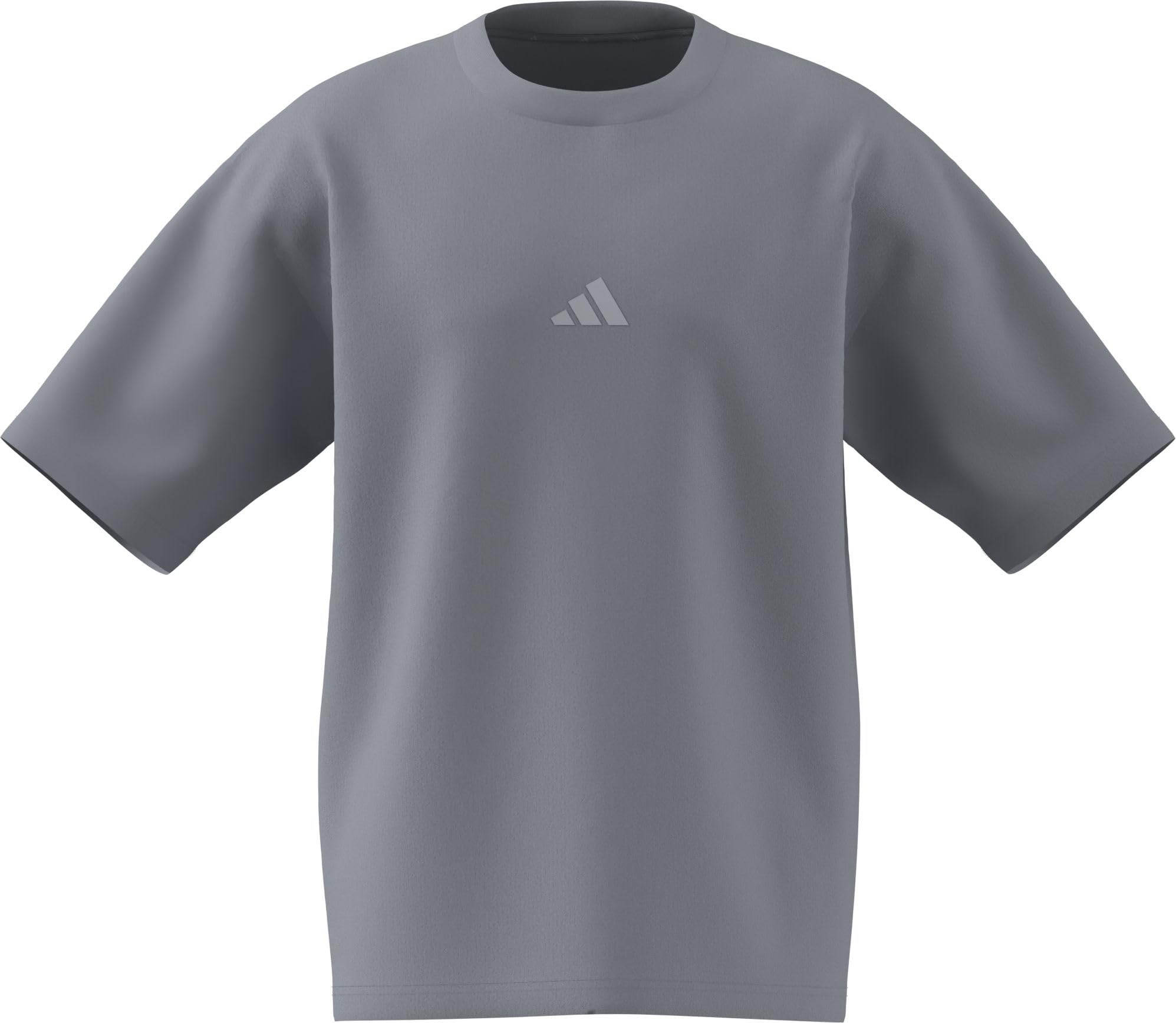 adidas Men's Future Icons Small Logo TEE, Halo Silver, XL