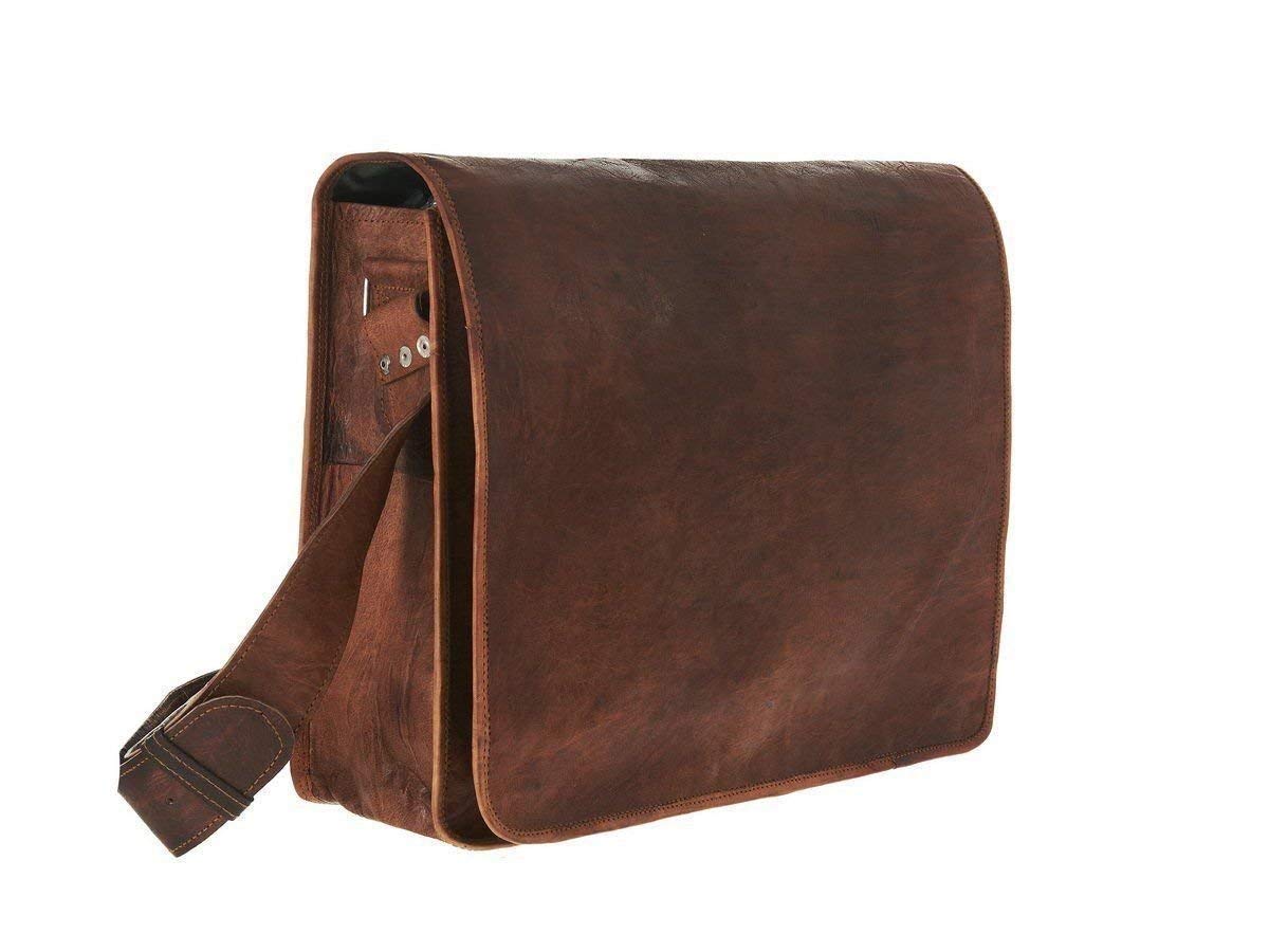 Hyena RSN RSN 13 Inch Genuine Leather Laptop Messenger Cum Sling Bag (B07GYYLDFS) Amazon Price History, Amazon Price Tracker