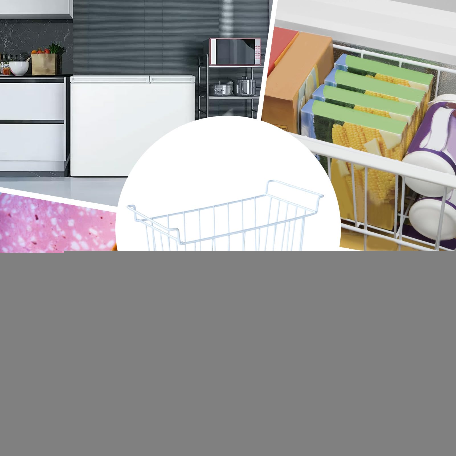 Generico Cestini Per Congelatore Organizer Per Frigo E Dispensa