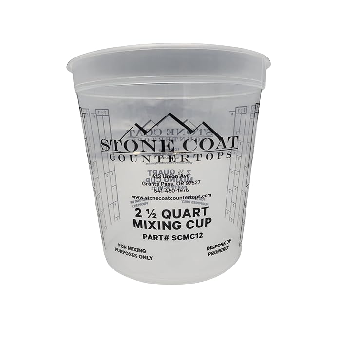Buy Epoxy Mixing Ratio Cups (2.5 Quart Pack of 12) Mix DIY