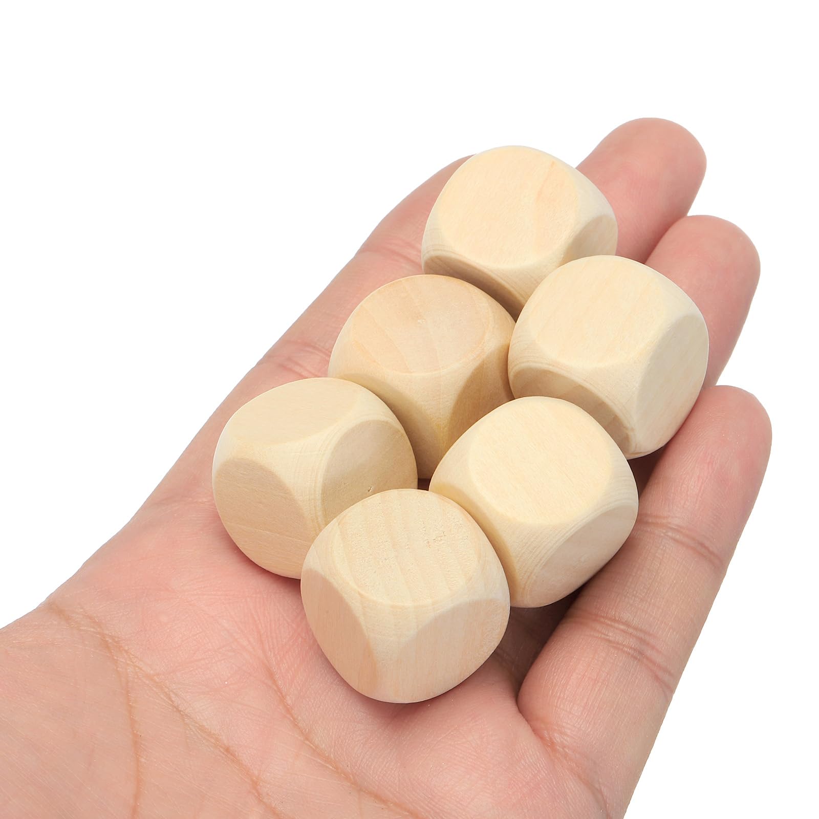 PATIKIL 20mm Blank Wooden Dice - Image 4