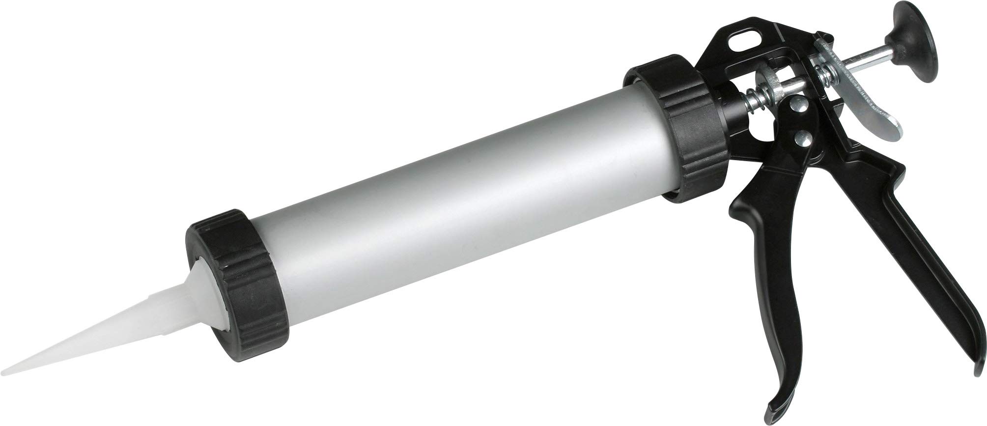 Meister Prasa do kartuszy - zamknięty korpus aluminiowy - nadaje się do wkładów 310 ml i worków uzupełniających - do klejów i uszczelniaczy - Zintegrowana ochrona zaciskowa/pistolet wyciskający /
